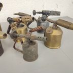 Collectie Van 8 Messing Soldeer Branders thumbnail 3