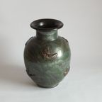 Roger Guerin Art Deco Earthenware Vase, Belgium, 1920S. thumbnail 8