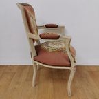 Brocante Vintage Gobelin Queen Ann Stoeltje, Fauteuiltje 03 thumbnail 10