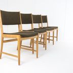 Set 4 Kai Lyngfeldt Larsen Voor Soren Willasden Stoelen Vintage thumbnail 9