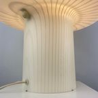 Enormous White Glass Peill And Putzler Mushroom Table Lamp Xxl 1970 thumbnail 8