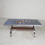 Tegeltafel Met 21 Tegels, Gesigneerd ''Ledu'' thumbnail 11
