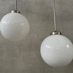 2X Art Deco Opaline Globes thumbnail 2