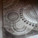Retro Vloerkleed Taupe Creme Bruin Mandala Vloerkleed thumbnail 3