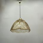 Peil & Putzer Glass Leaf Hanging Lamp , 1970’S thumbnail 14