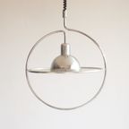 Silver Saturn Ceiling Lamp, Space Age 1970S thumbnail 3