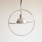 Silver Saturn Ceiling Lamp, Space Age 1970S thumbnail 4