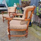 Klassieke Fauteuils Met Rond Bijzettafeltjes, Slaapkamer, Le thumbnail 8