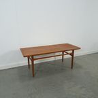 Teak Fineer Salontafel Vintage thumbnail 10