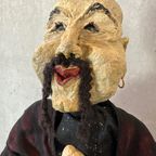Theaterpop ‘boedhhist Uit De Ming Dynastie’ In Papier Maché thumbnail 4