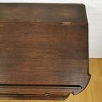 Antieke Franse Secretaire, Wandkast, Ladekast Bureau | Commode thumbnail 14