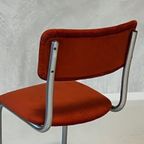 Vintage Sledestoel Design Eetkamerstoel Buisframe Terra thumbnail 2
