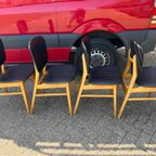 Set Van 4 Midcentury Eetkamerstoelen thumbnail 5