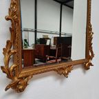 Grote Vintage Barok Brocante Rococo Spiegel Schouwspiegel 01 thumbnail 6