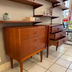 Vintage Deense Ladekast, 3 Lades, 1960's, 2 Stuks Op Voorraad thumbnail 15