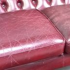 Rundlederen Vintage 2 Zits Chesterfield Bank thumbnail 7