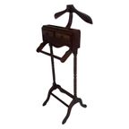 Dressboy / Valet Stand - Made In England - Two Drawers And Elegantly Shaped Wooden Frame thumbnail 3