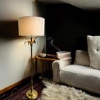 Vintage 'gouden' Vloerlamp Boulanger Stijl thumbnail 4