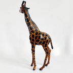 Set Mid-century Handgeschilderde Lederen Giraffen Xl 1970’s thumbnail 9