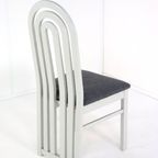 Set 4 Vintage Eighties Stoelen 'Meern' Nieuwe Bekleding thumbnail 11