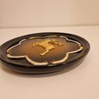 Vintage Houten Wandbord Jaren 60 Met Hert Wandbordje thumbnail 7