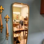 Vintage Wandspiegel Spiegel Mirror Messing Goud thumbnail 4