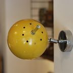Tedelight Wandlamp, 1970 In Geel Gelakt Metaal thumbnail 6