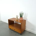 Deens Teak Design Dyrlund Kast Lp Tv Meubel Op Wielen thumbnail 11