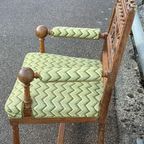 Spindle Back Tapestry Arm Chair thumbnail 8