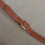 Vintage Luxe Leren Reiskoffer Handgemaakt Italy thumbnail 8