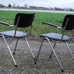 Vintage Buisframestoelen Jaren '70 Gispen thumbnail 11