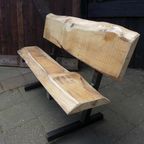 Prachtige Boomstam Tuinbank 220 Cm thumbnail 15