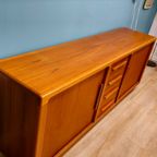Vintage Dressoir + Vitrine Wandkast Silkeborg thumbnail 13