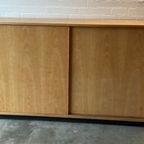Vintage Mid-century (xl) Schoolkast,schuifdeurkast,dressoir thumbnail 2