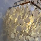 Vintage Xxxl Capiz Schelpen Lamp Hanglamp Opaline Parelmoer Vintage thumbnail 16