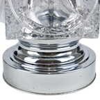 Ice Cube Tafellamp Peill Putzler Design Kristal Duitsland Seventies 24Cm thumbnail 16