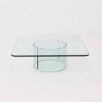 Italian Modern Glass Coffee Table By Gallotti & Radice 1970S thumbnail 2