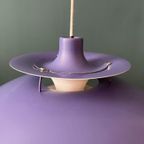 Originele Vroege Louis Poulsen Ph5 Schalenlamp Paars 1960 thumbnail 7