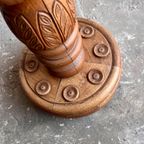 Decorative Oak Wooden Pilar, 20Thcentury thumbnail 14