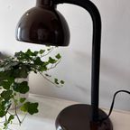 Retro Bruine Buro Lamp Jaren 70 thumbnail 6