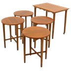 Set Nesting Tables Bijzettafels Mimiset Poul Hundevad Vintage thumbnail 13