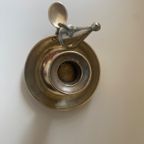 Antieke Kandelaar In Massief Brons thumbnail 5