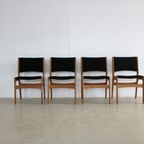 Vintage Eetkamerstoelen | Stoelen | Jaren 60 | Eiken thumbnail 7