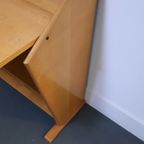 Vintage Berken Secretaire Door Cor Alons Voor Gouda Den Boer, 1950 thumbnail 4