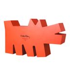 Keith Haring - Medicom Barking Dog Statue Red thumbnail 2