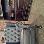Chesterfield Lord Fauteuil - Vintage Grijs thumbnail 5