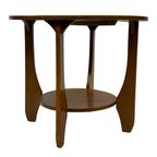 Art Deco Plantentafeltje Bijzettafeltje Eikenhouten Jaren 50 thumbnail 9