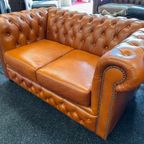 Chesterfield Brighton 2 Zits Camel Leer thumbnail 8