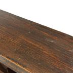 Antieke Secretaire Met Gedraaide Poten Jaren 50 Design thumbnail 2