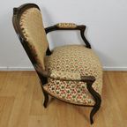 Brocante Vintage Franse Louis Xv Stoel, Fauteuil. 2405200 thumbnail 11